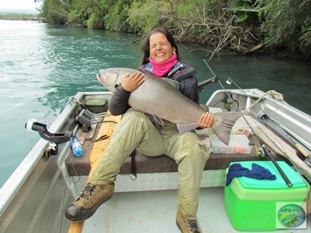 Fotos da pesca esportiva em Chaiten no Chile